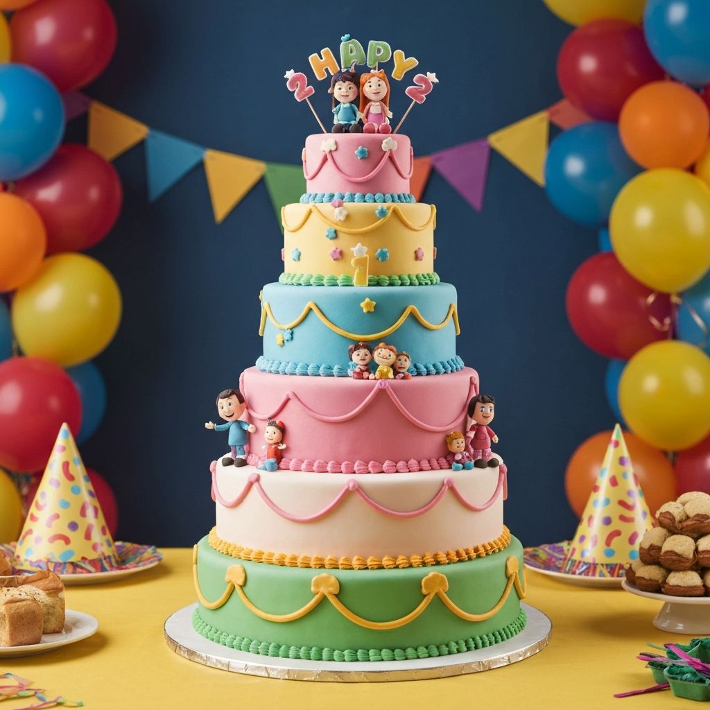 Bolo decorado para festa infantil