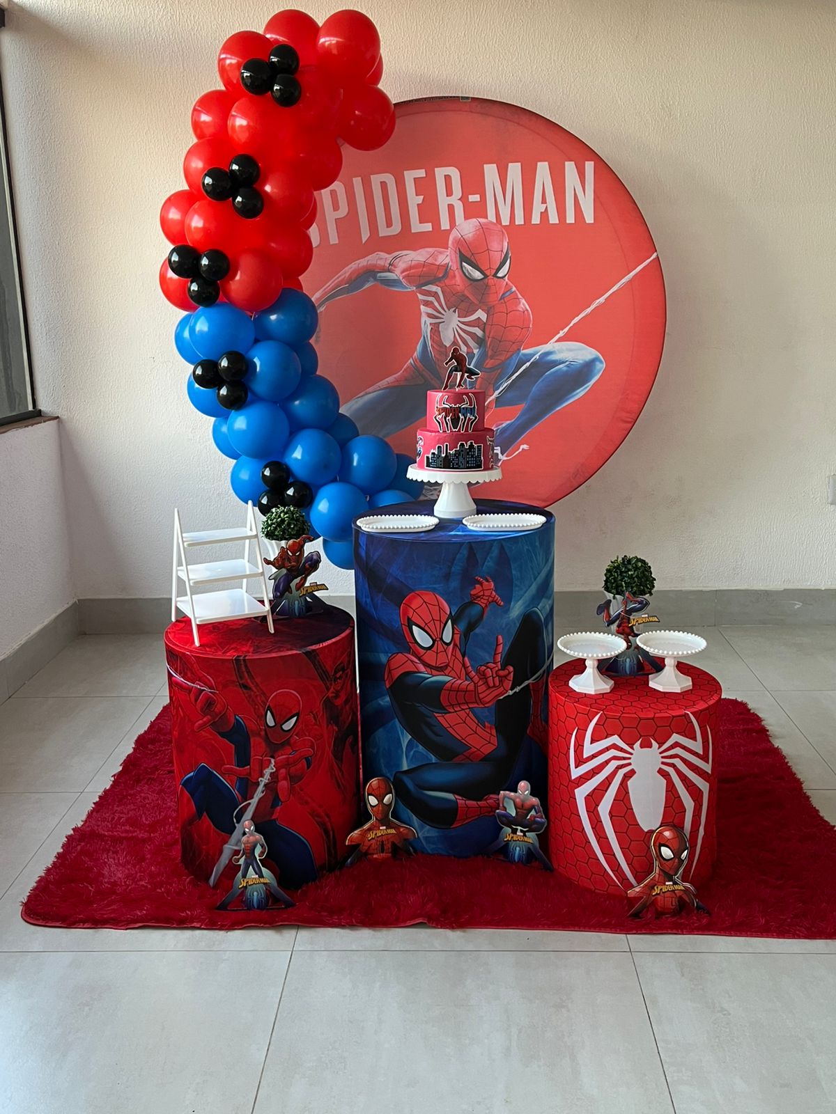 Decoração tema Homem-Aranha